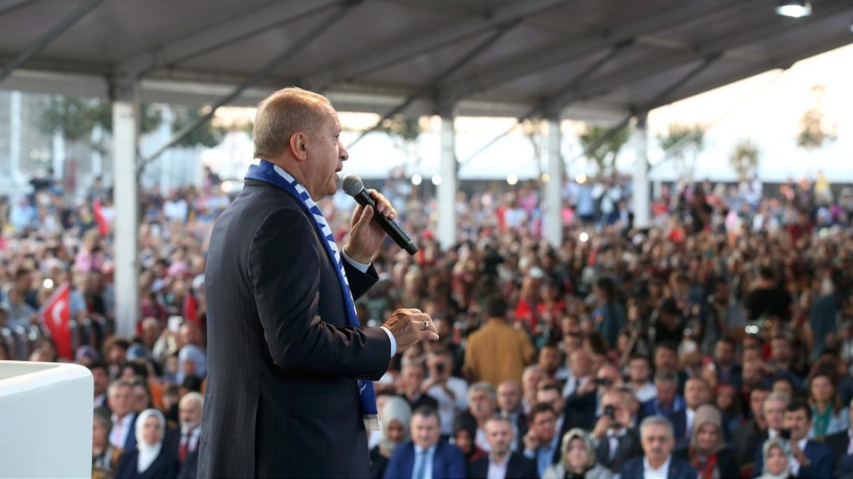 Prezident Erdogan, “Parahatçylyk Çeşmesi” operasiýasy hakynda maglumat berdi