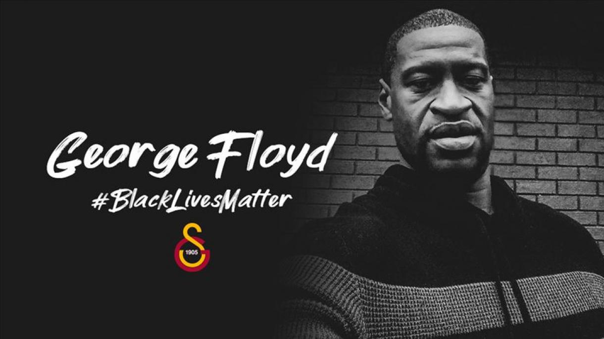 El Galatasaray rinde homenaje al afroamericano George Floyd: “Condenamos todo tipo de racismo”