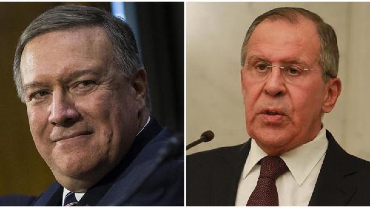 Pompeo e Lavrov analisam o próximo encontro entre os presidentes dos EUA e da Rússia
