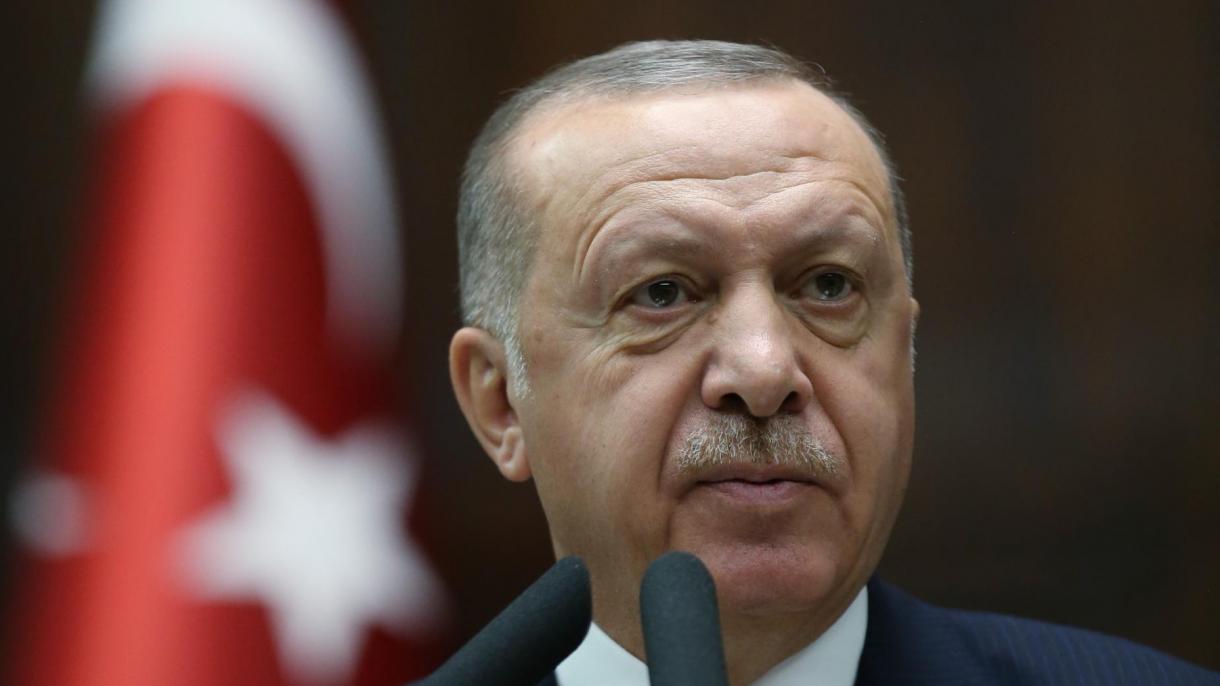 Erdogan a rostit un discurs la reuniunea grupului parlamentar al partidului său