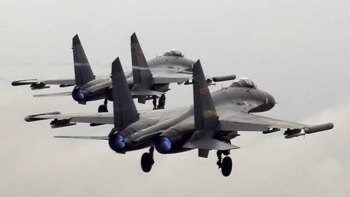 台湾宣布拦截越过台湾海峡中线的两架中共战机