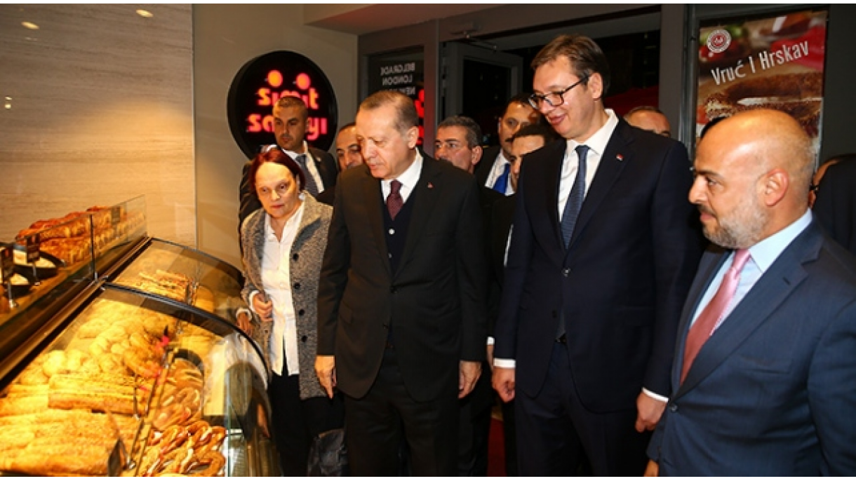 Ердоган и Вучич посетиха двореца на геврека...
