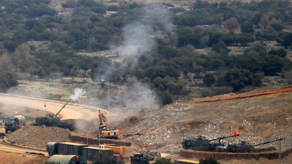 Fuerzas de las FAS turcas bombardean los frentes de la banda terrorista  YPG/PYD