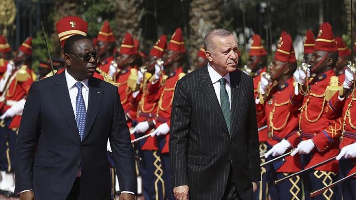 Prezident Erdogan Senegal döwletinde saparda bolýar