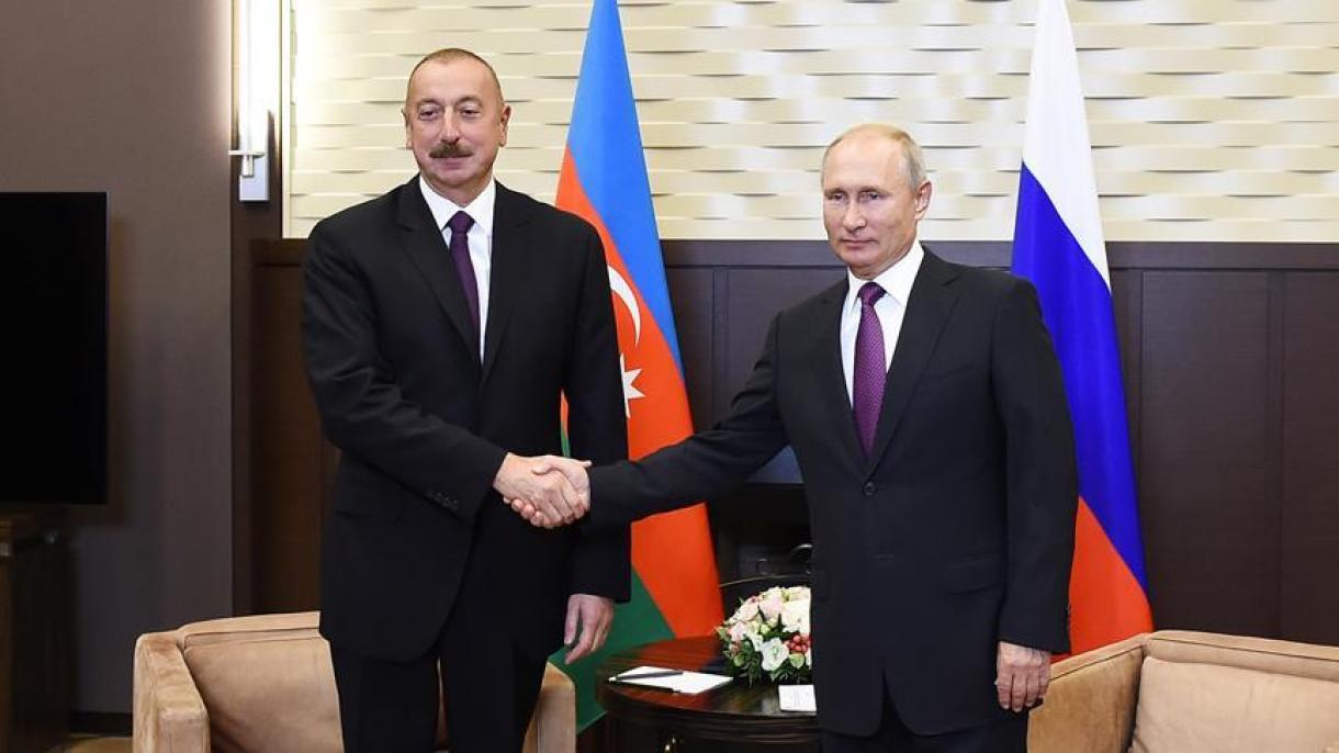 Rossiya Prezidenti Vladimir Putin Ilhom Aliyev bilan muloqot qildi