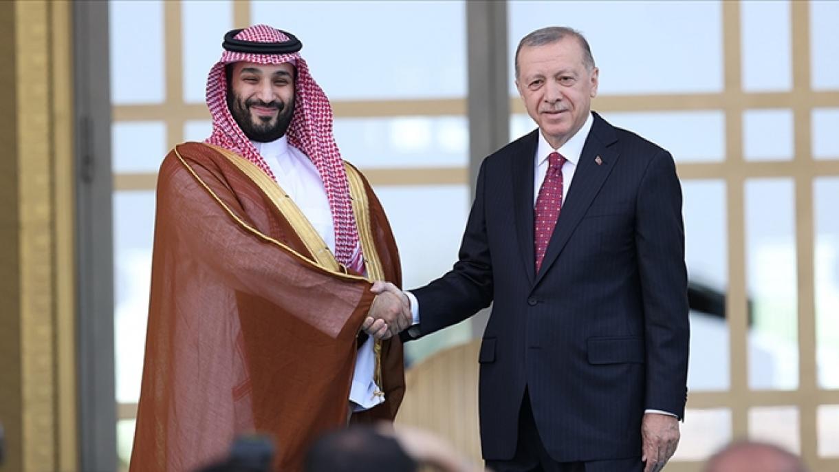 ولیعهد عربستان سعودی طی پیامی از اردوغان تشکر کرد