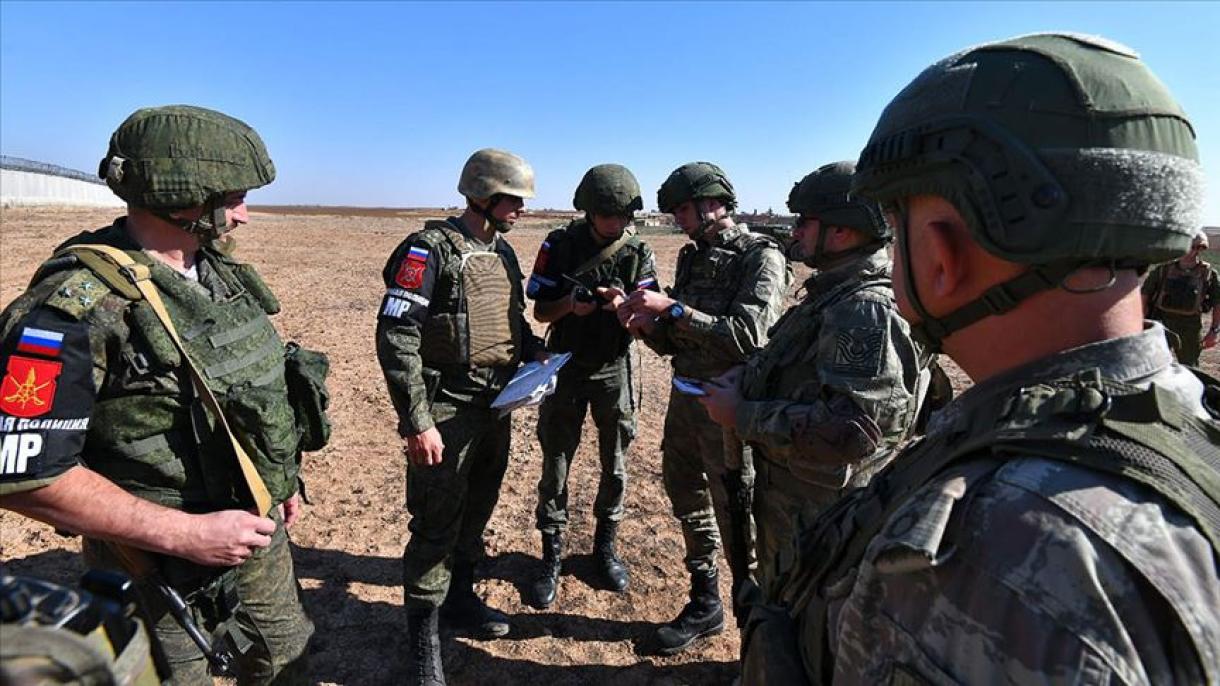 چهارمین گشت‌زنی مشترک نیروهای ترکیه و روسیه  در شرق فرات به پایان رسید