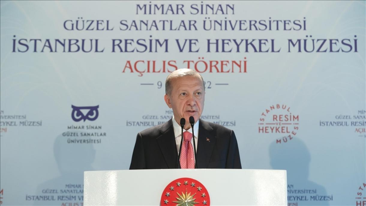 El presidente Erdogan: “Abrimos por primera vez 56 museos en todo nuestro país”