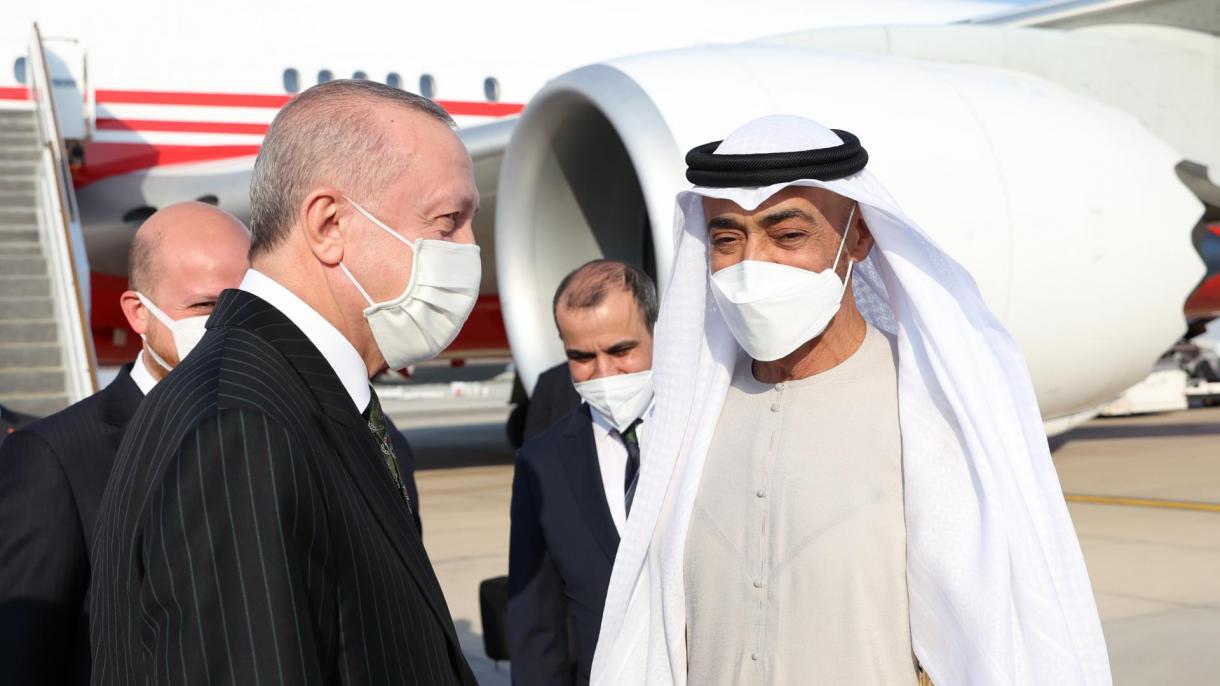 Erdogan Birleşen Arap Emirliklerine Bardy