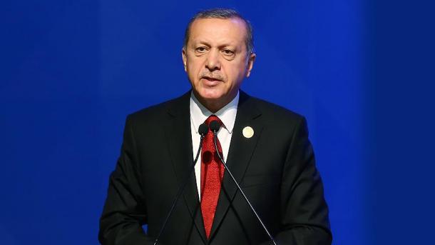 Erdogan YHG-nyň maslahatynyň ýapylyşynda çykyş etdi