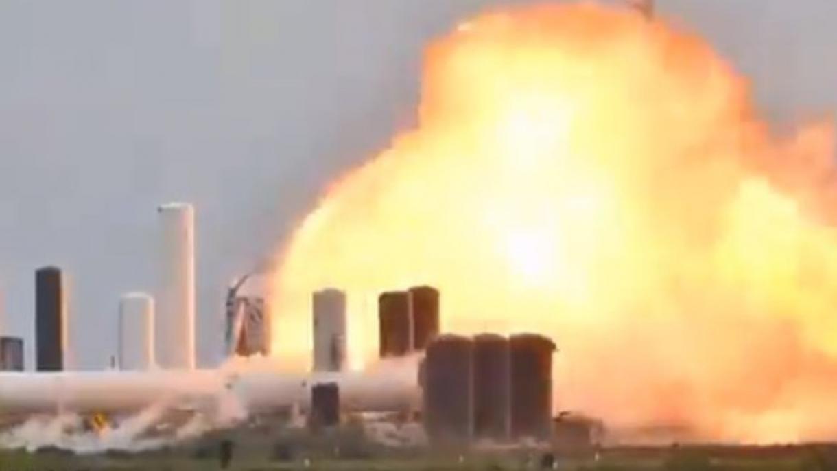 SpaceXnıñ raketası oçışta şartladı
