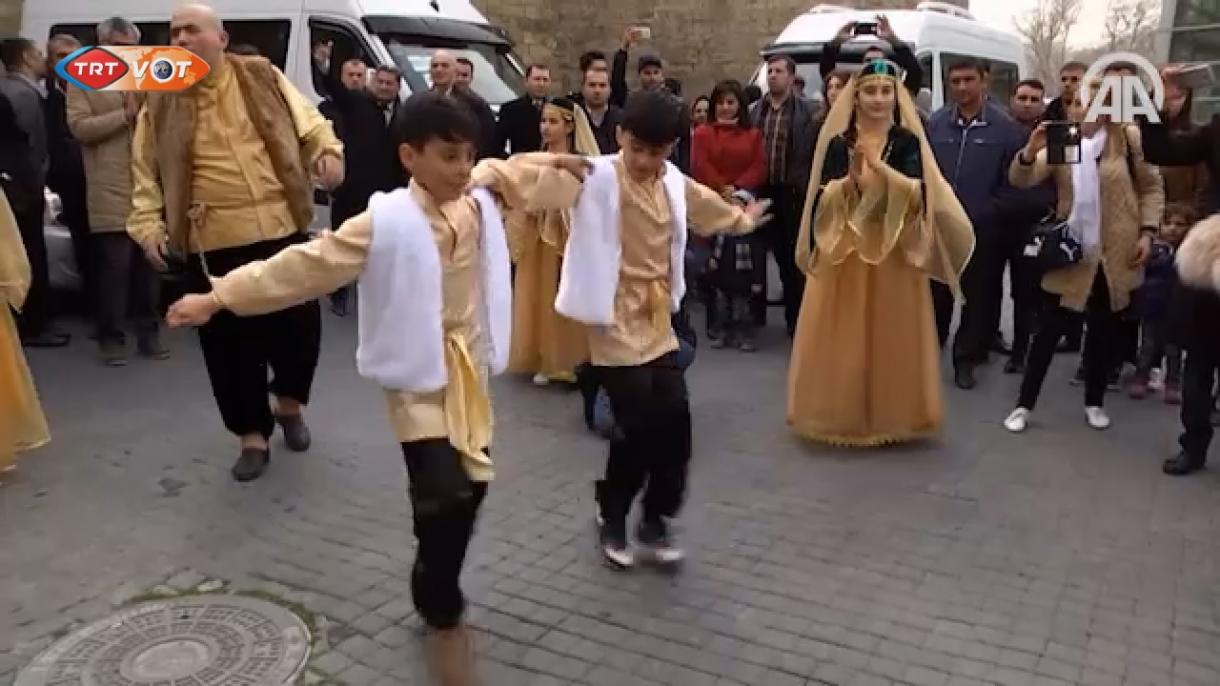 رقصها و ترانه ها در آستانه جشن چهارشنبه سوری در آذربایجان