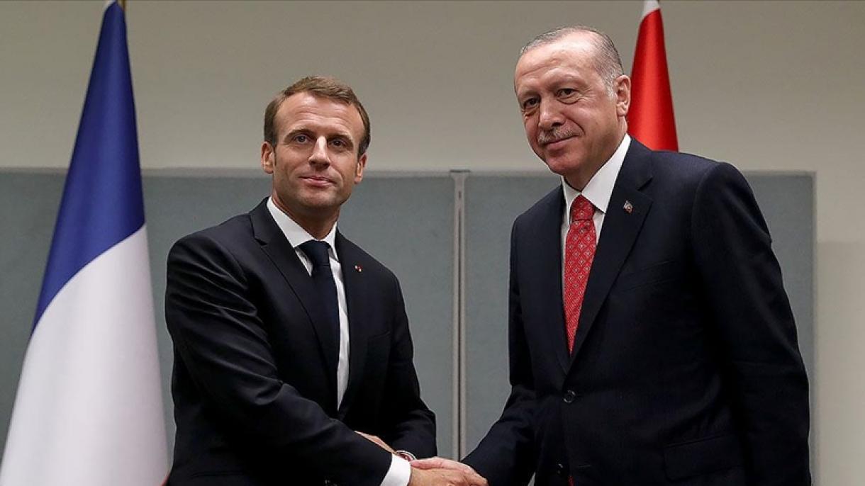 Prezident Erdogan Brýusselde Emmanuel Makron Bilen Duşuşdy