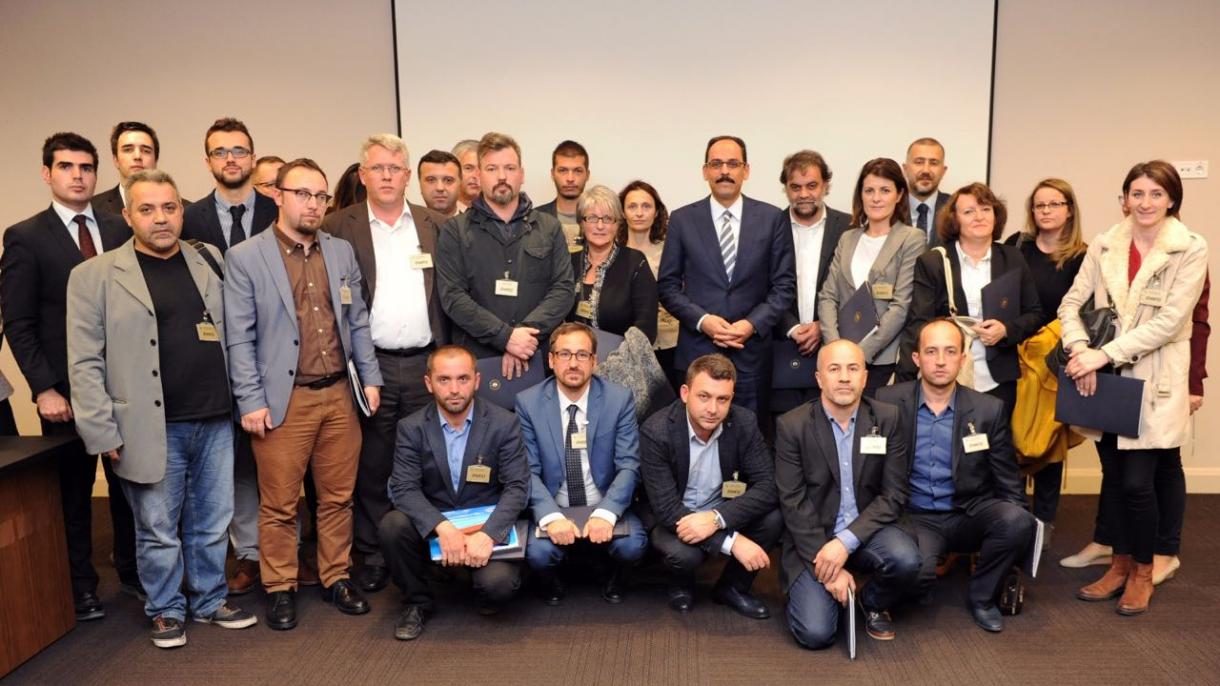 Balkáni újságírókat fogadott İbrahim Kalın