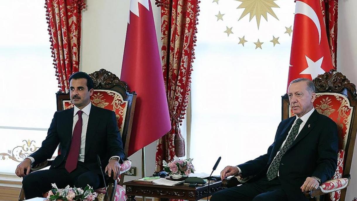 Președintele Erdoğan a discutat cu emirul Qatarului despre relațiile bilaterale