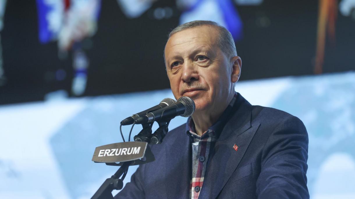 Cumhurbaşkanı Erdoğan erzurum gençler