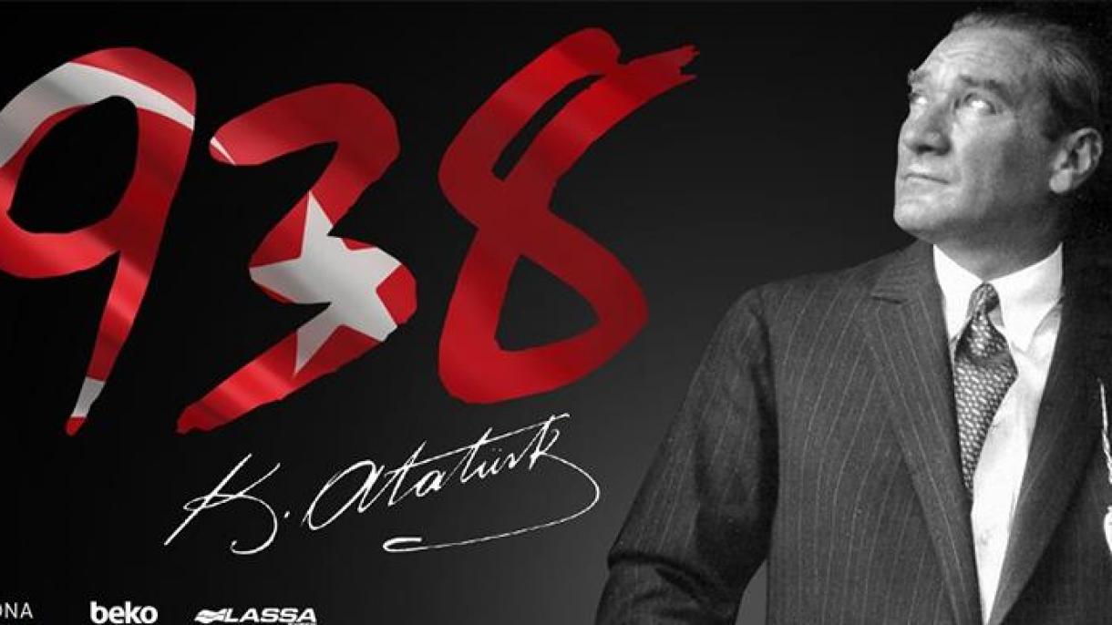 A Barcelona labdarúgócsapat emlékezett Atatürkről