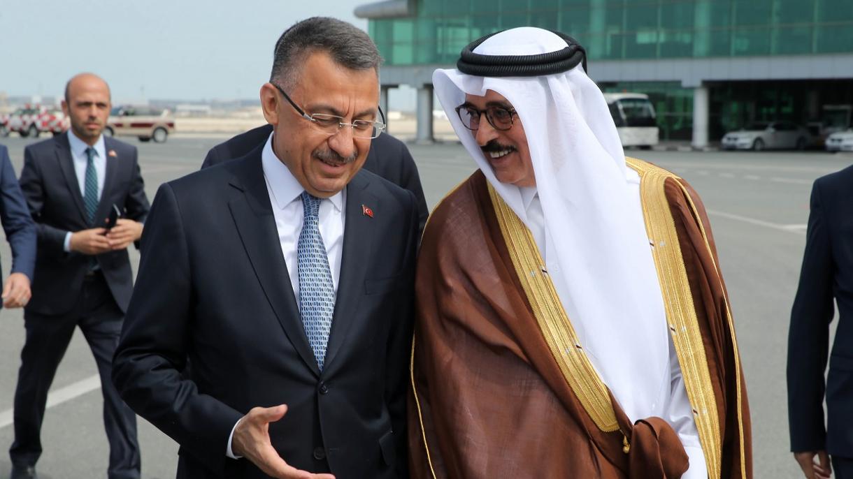 Vice-presidente da Turquia mantém contatos no Qatar