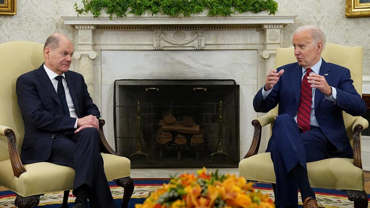 جرمن چانسلر کا امریکی صدر سے رابطہ،یوکرین کی مدد پر اتفاق