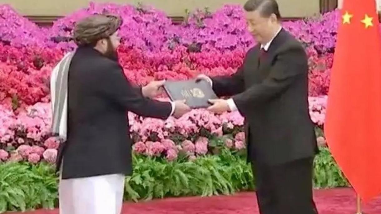 رئیس جمهور چین استوارنامه سفیر طالبان در پکن را پذیرفت