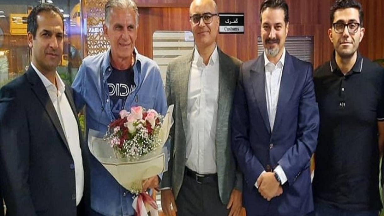 سرمربی تیم ملی فوتبال ایران وارد تهران شد