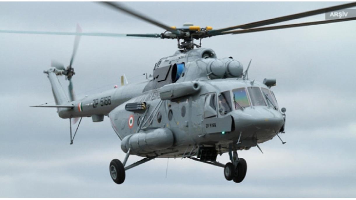 印度一架军事直升机坠毁 7人丧生