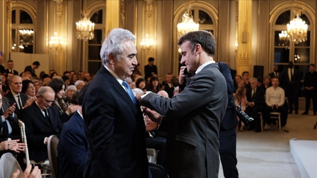 国际能源社主席被授予法国荣誉勋章