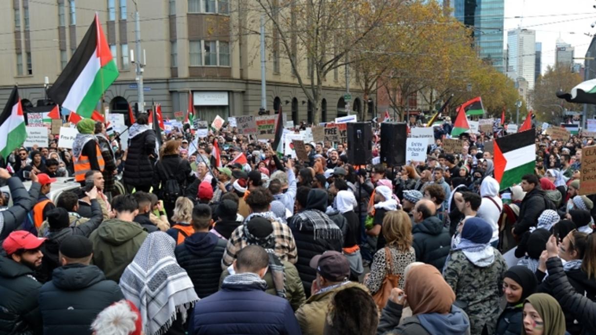 Nemzetközi tiltakozásokra került sor az izraeli támadások miatt