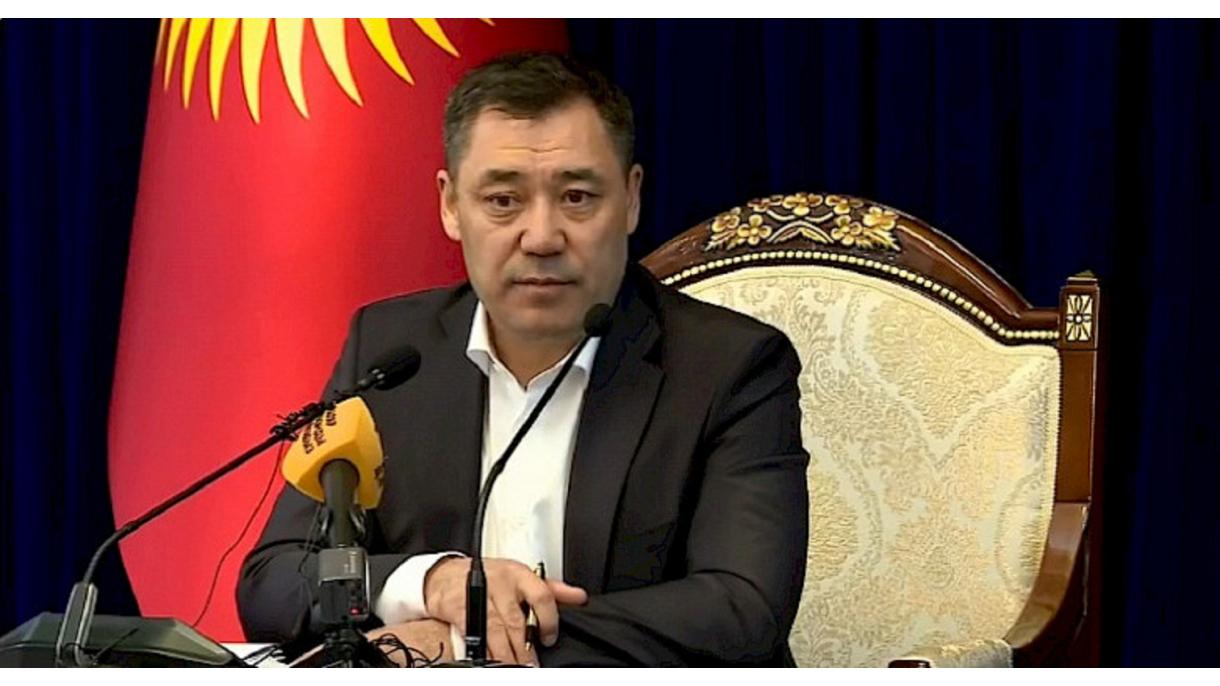 Sadir Japarov Qirg‘iziston prezidenti vakolatlari o‘ziga o‘tganini ma'lum qildi