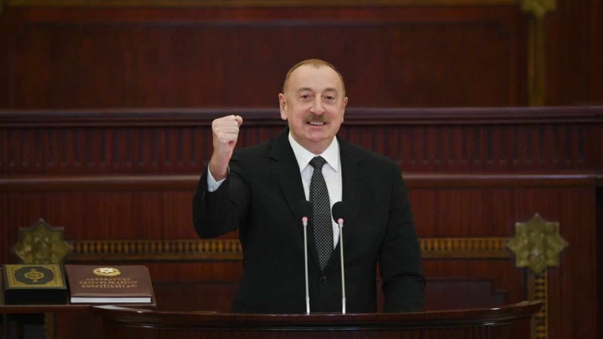 رئیس جمهور آذربایجان برای انجام دیدارهای رسمی با مقامات تورکیه وارد انقره شد