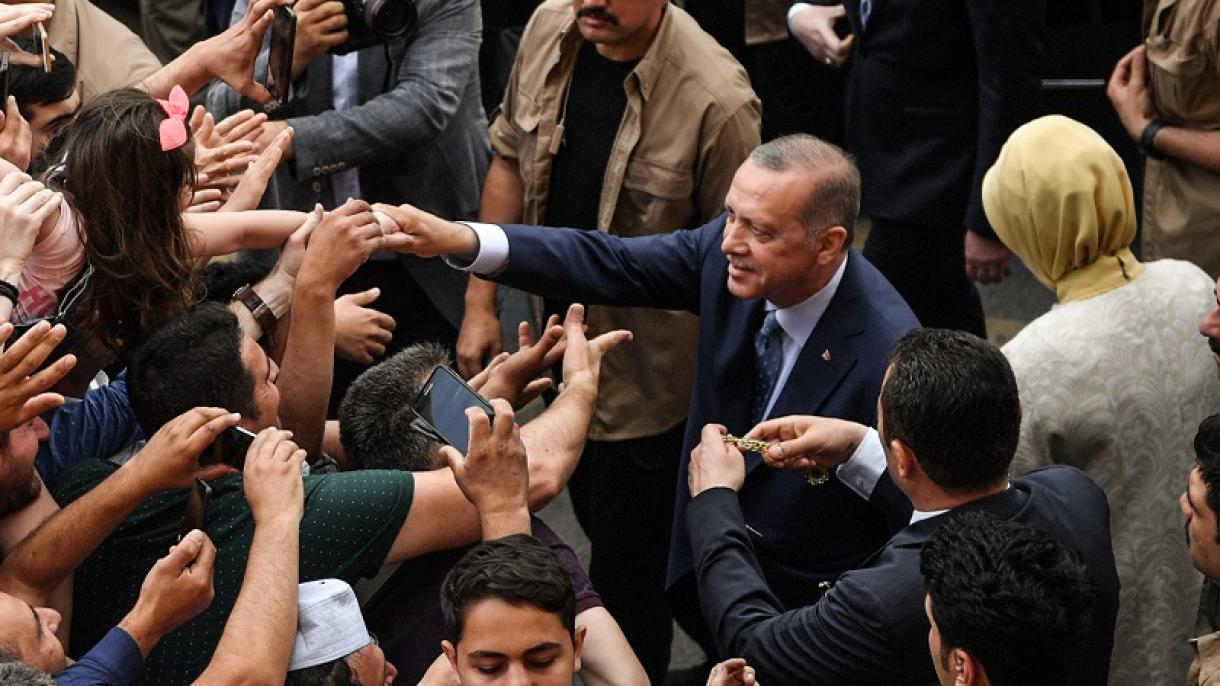 Palabras de triunfo electoral del presidente de Turquía, Erdogan