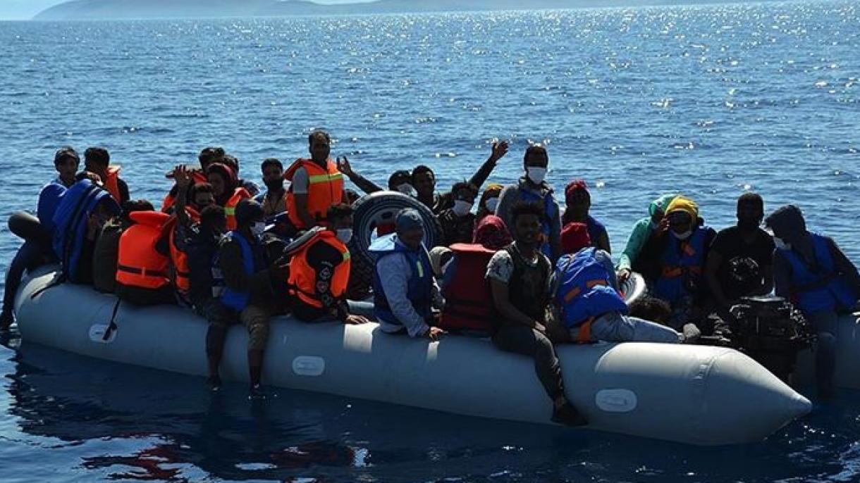被希腊一方驱赶至土耳其领海的寻求庇护者获救