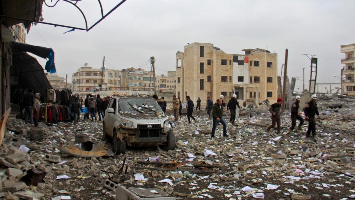 叙政府军轰炸东古塔地区