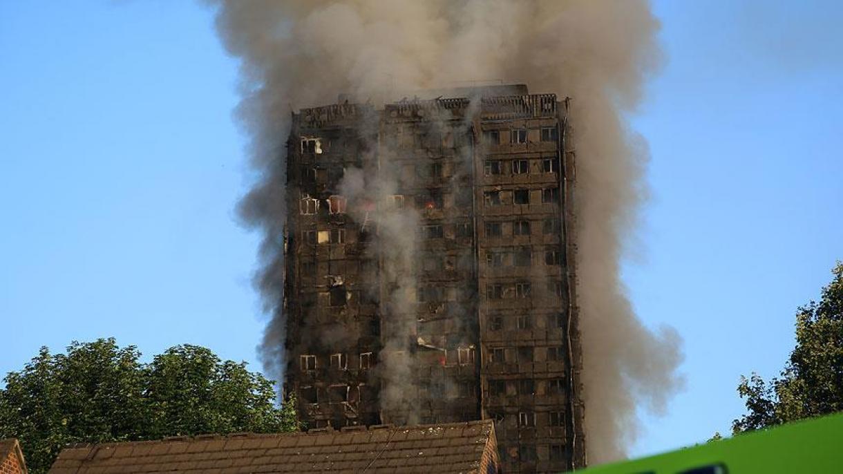 Londonda yaşayış binasının yanma səbəbi  açıqlanıb