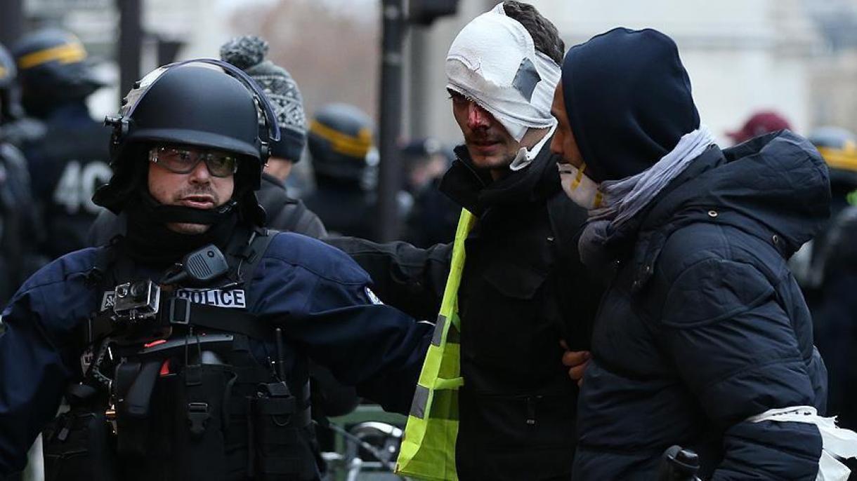 پلیس فرانسه 167 جلیقه‌زرد را دستگیر کرد