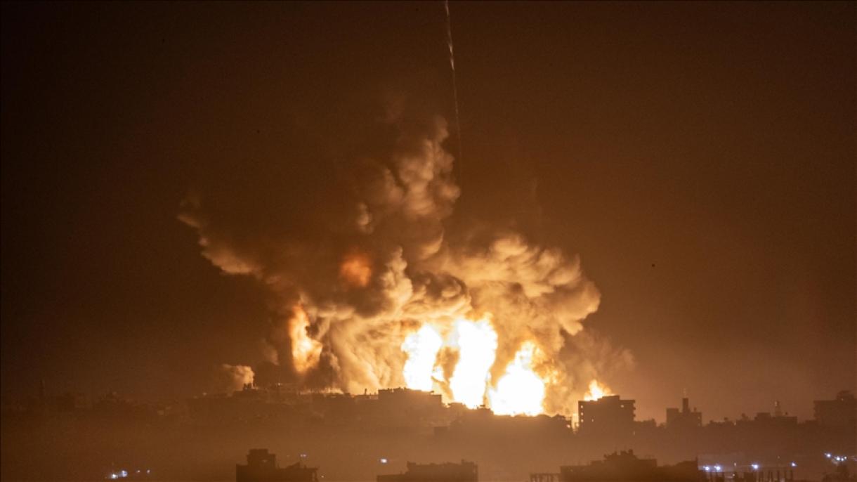 以色列对加沙地带保持猛烈的轰炸和袭击