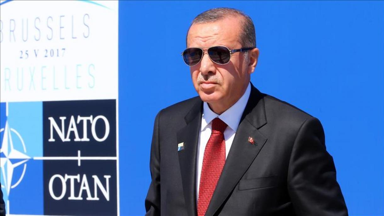 Erdogan começa novo período como presidente com conversações na OTAN