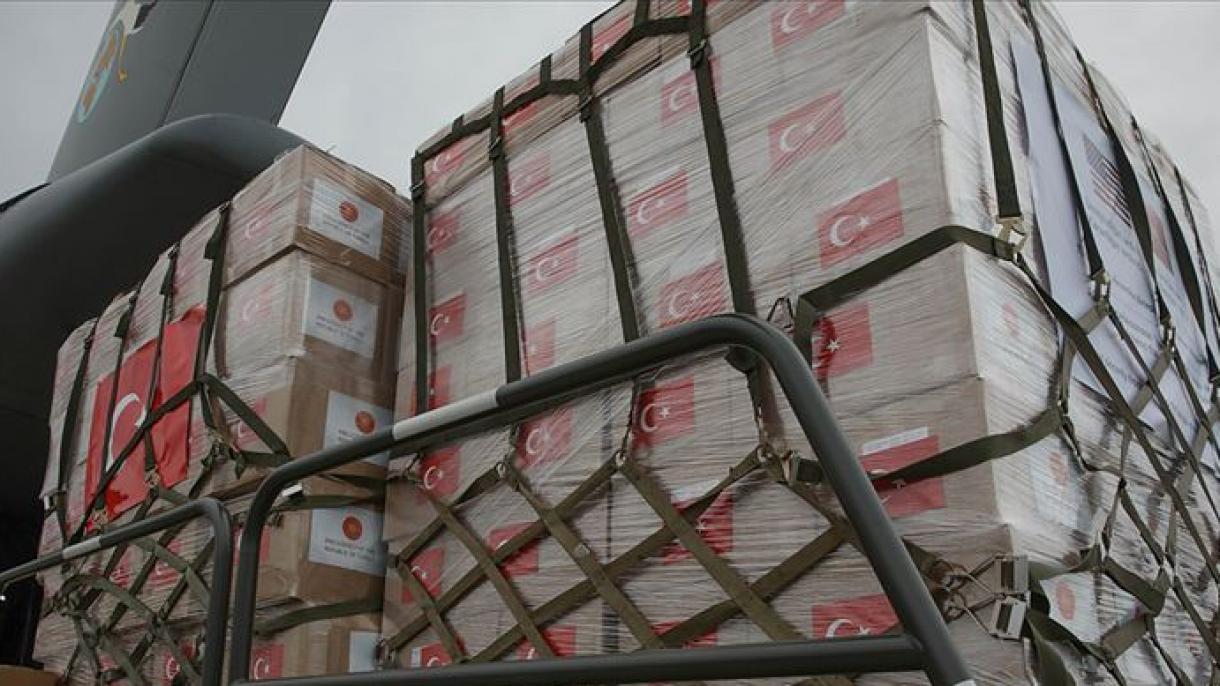 ترکیه به خانواده های نیازمند در افغانستان مواد غذایی توزیع کرد