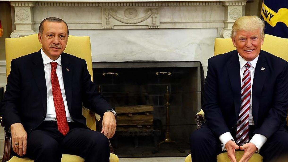 گفتگوی تیلفونی اردوغان و ترامپ درباره منبج سوریه