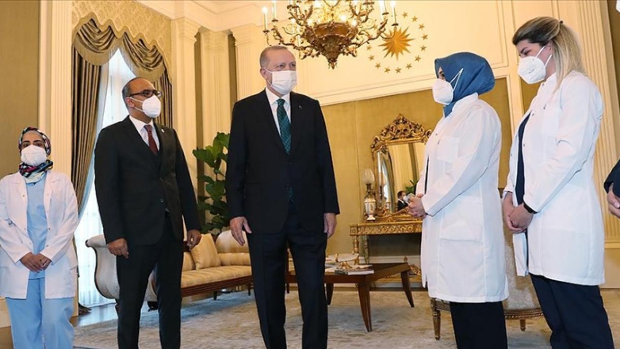 O presidente Erdogan parabeniza os trabalhadores da saúde no Dia Mundial da Saúde