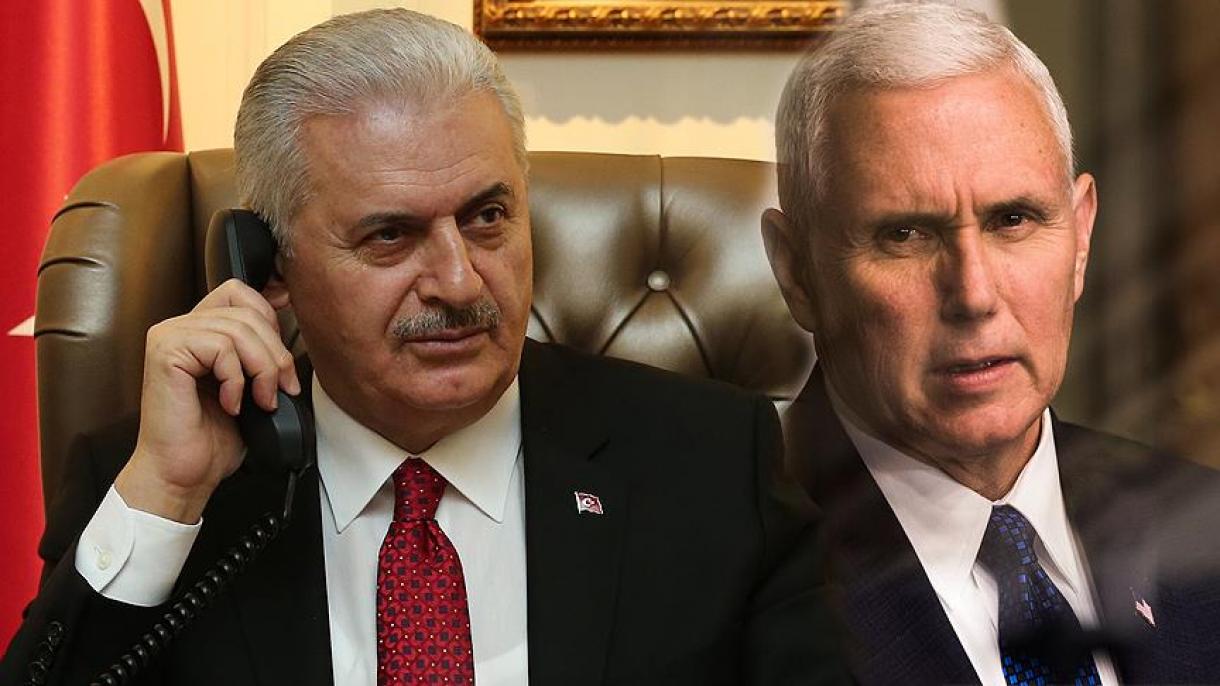 Yıldırım az amerikai alelnökkel tárgyalt