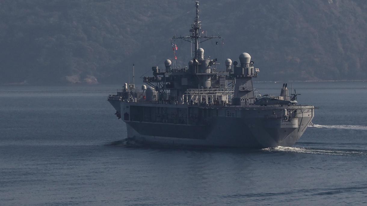 美国指挥舰进入黑海 俄罗斯开始进行监视