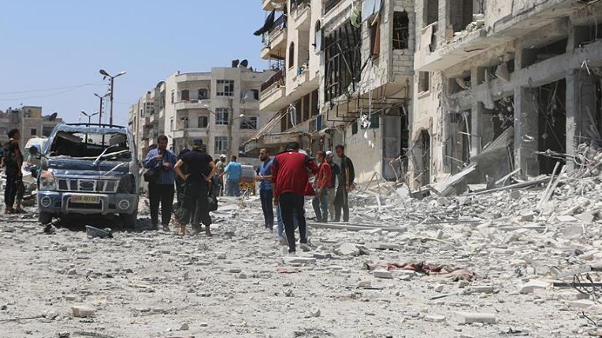 انفجار در ادلب در منطقه محل زندگی فراریان از حمص انجام شد