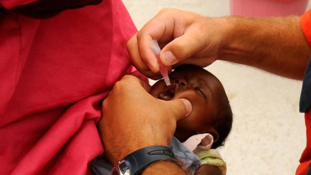 Замбияда 3,8 миллион  бала  полиомиелитке каршы эмделет