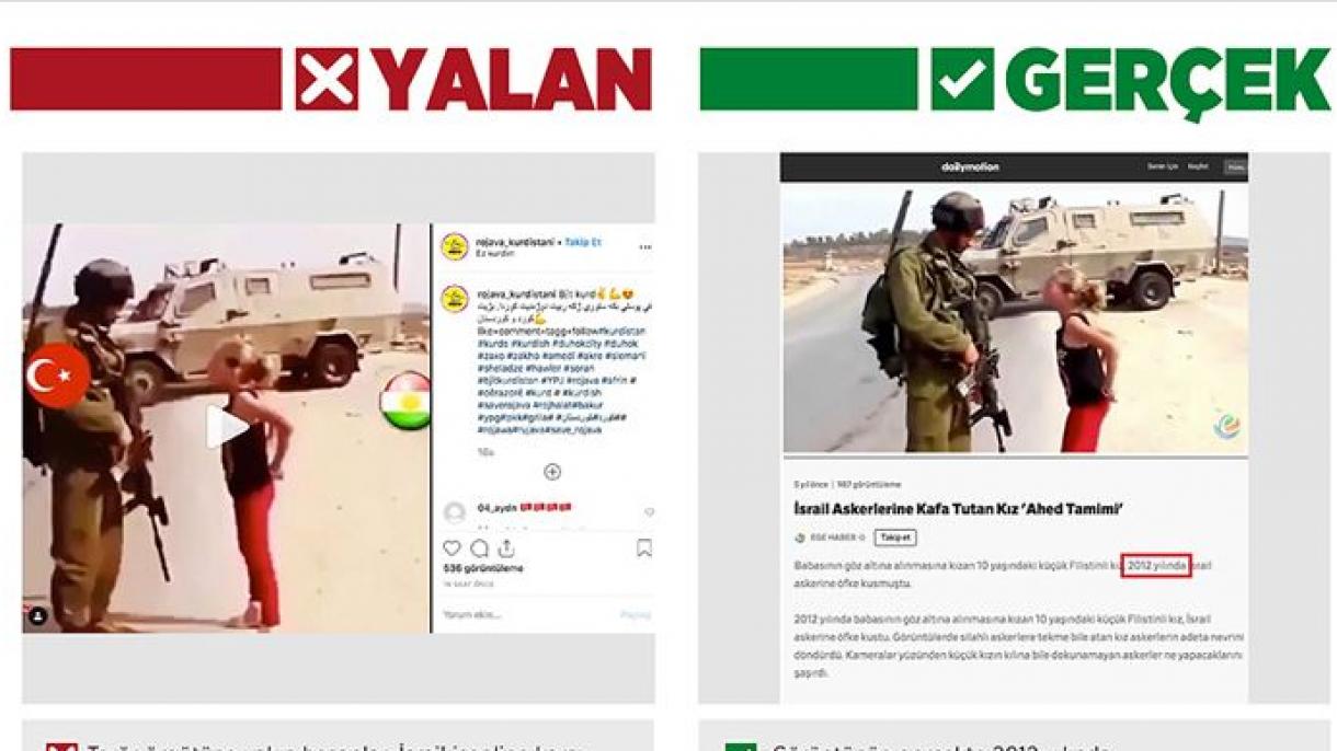 Una cuenta utilizada por los partidarios de YPG/PKK utilizó imágenes de Temimi para la difamación