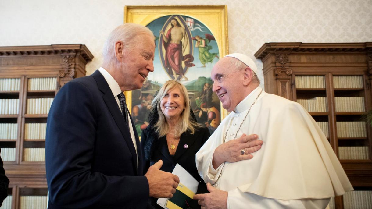 Joe Biden è arrivato al Palazzo Chigi, incontrato anche Papa