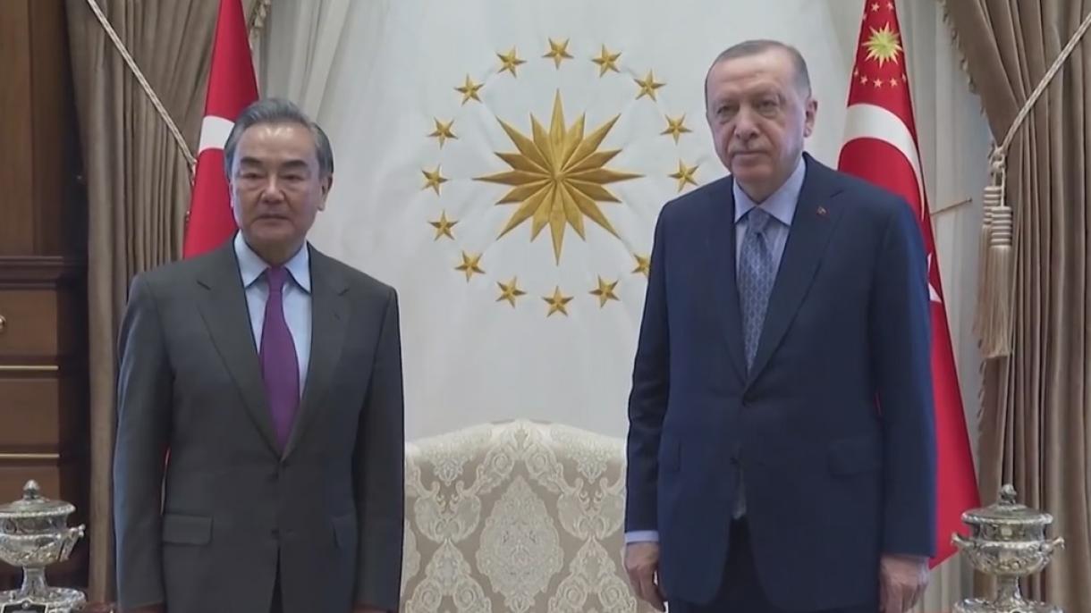 Prezident Erdogan Hytaýyň Daşary işler ministrini kabul etdi