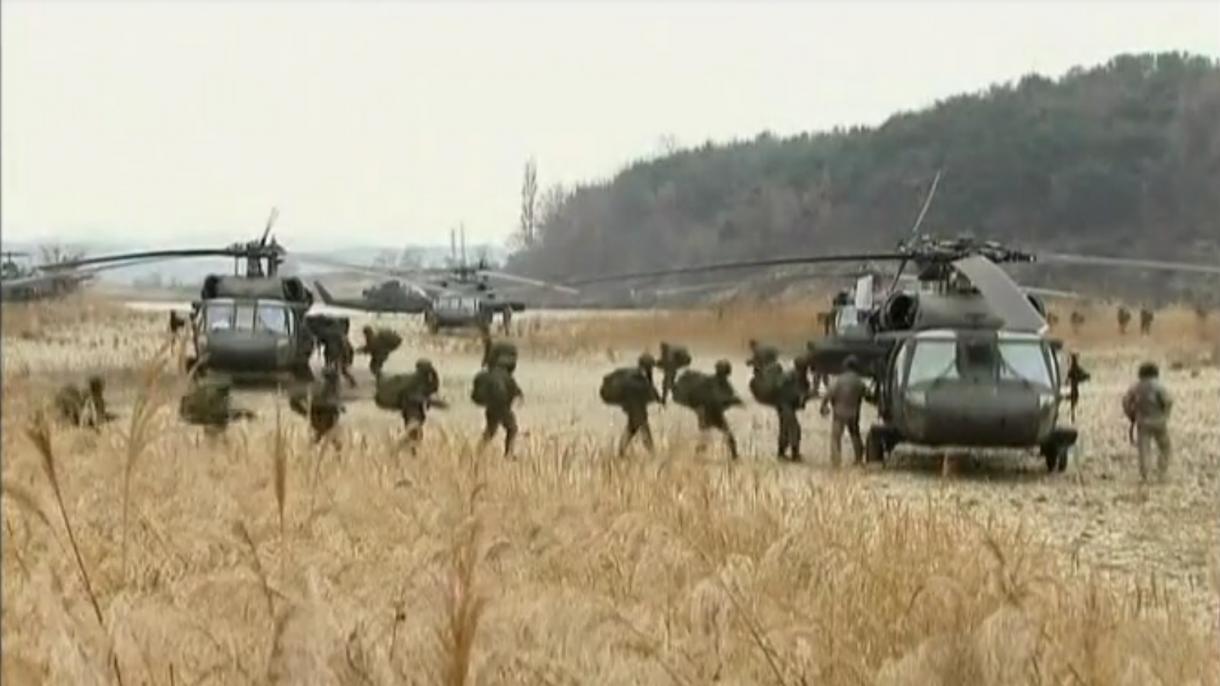 韩国开始年度军事演习