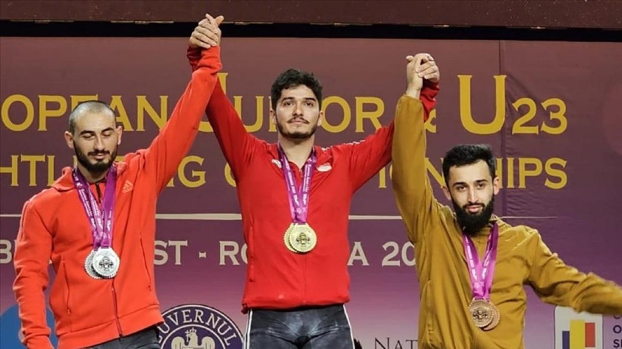 Türk agyr atletikaçy Rumyniýada geçirilen ýaryşda 2 altyn medala eýe boldy