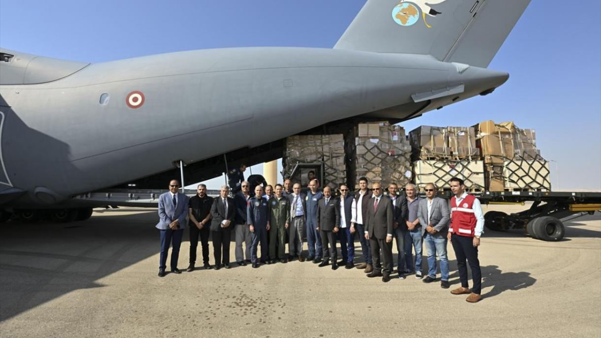 Parten de Ankara dos aviones más con materiales de ayuda para Gaza